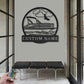 Personalized Pontoon Boat Metal Wall Signs With RGB Led Light