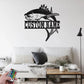 Personalized Tuna Fish Metal Wall Signs With RGB Led Light