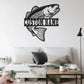 Personalized Tuna Fish Metal Wall Signs With RGB Led Light