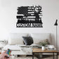 Personalized US Deer Hunting Metal Wall Signs With RGB Led Light