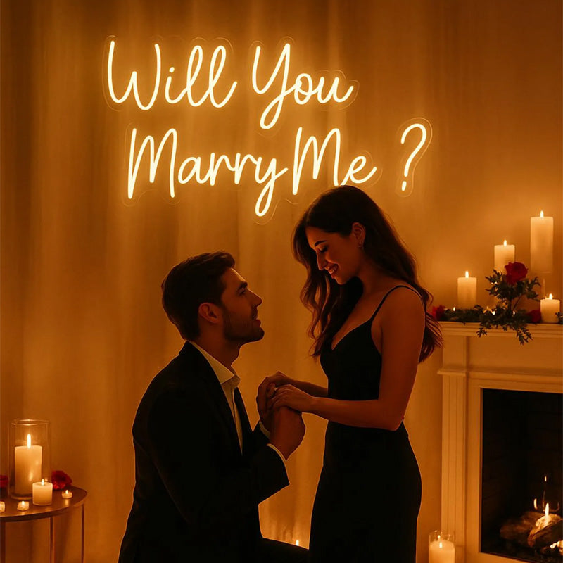 Will You Marry Me Neon Sign – LEDTOT
