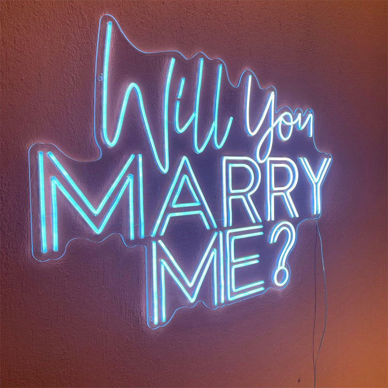 Will You Marry Me Romantic Proposal Neon Sign - LEDTOT