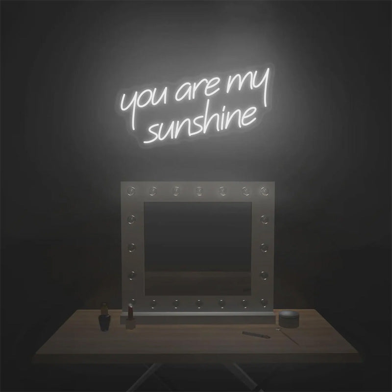 You Are My Sunshine Romantic Quote Neon Wall Art - LEDTOT