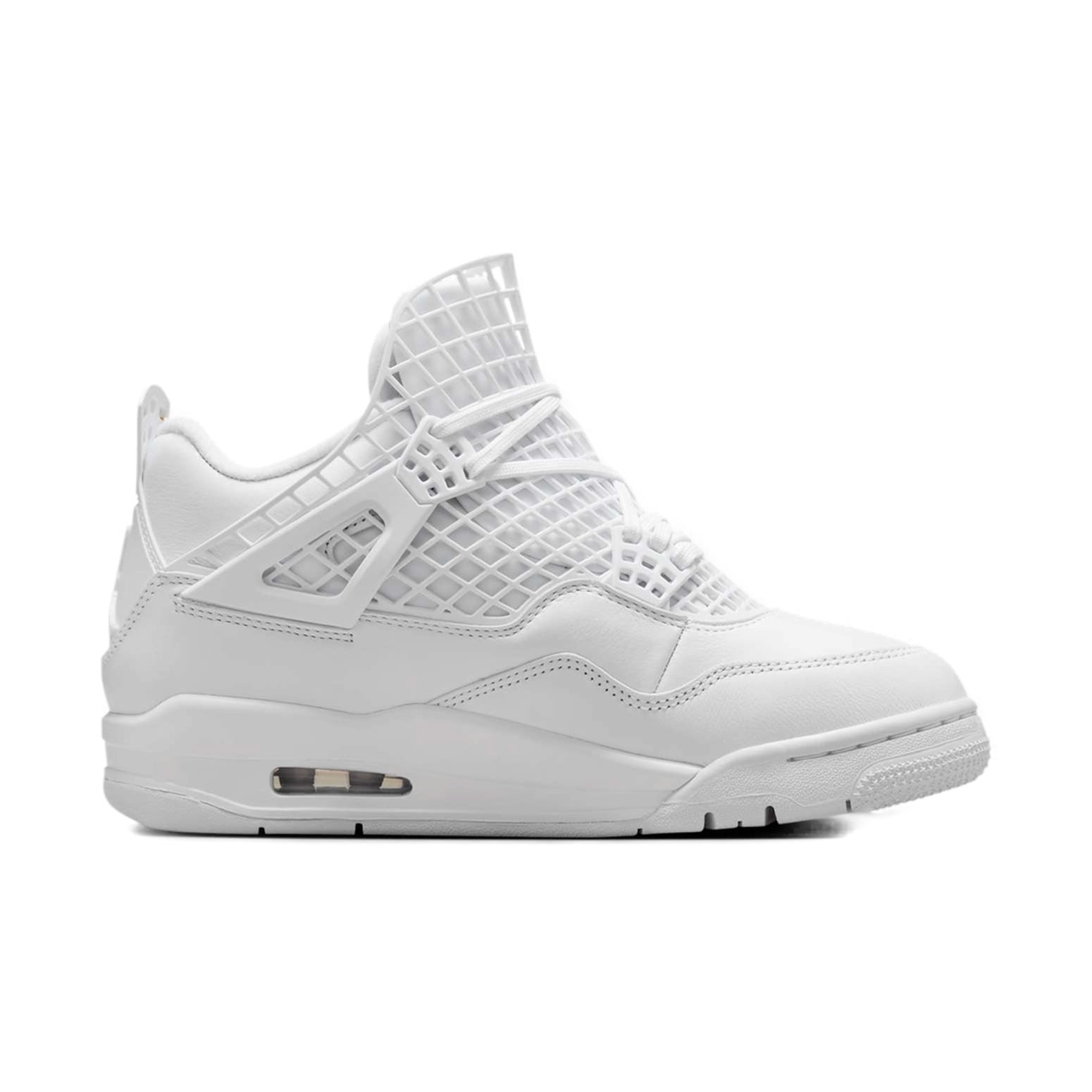 Women's Jordan 4 Retro Net White Sneakers FN7251-107