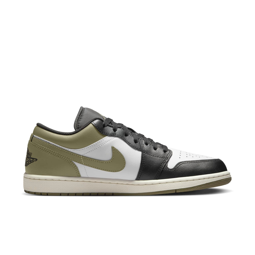 Jordan 1 Low Black Toe Medium Olive – 553558-092