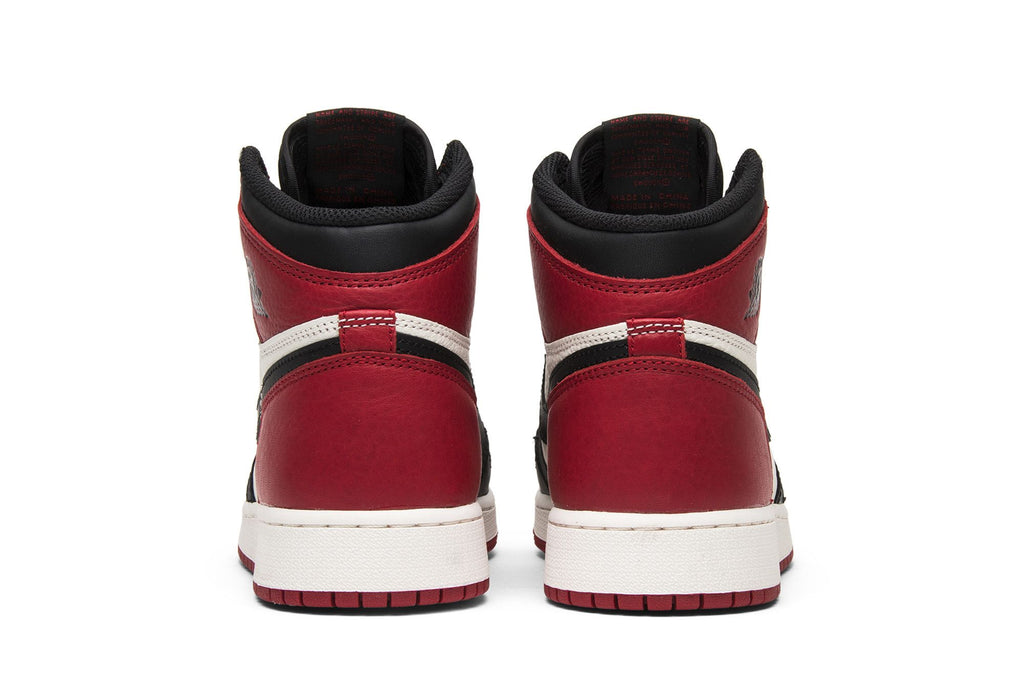 Air Jordan 1 Retro High OG BG Bred Toe (Grade-School-Boy) 575441-610