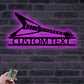 Custom Name Guitar Metal Wall Signs With RGB Led Light