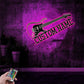 Custom Name Guitarist Player Name Monogram Sign Home Decor,Metal Wall Signs With RGB Led Light