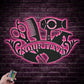 Custom Name Hairstylist Beauty Salon, Metal Wall Signs With RGB Led Light