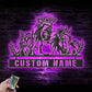 Custom Name Horse Livestock Name Sign Home Decor Horse Barn, Metal Wall Signs With RGB Led Light