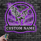 Custom Name Pegasus Name Sign Decoration For Room, Metal Wall Signs With RGB Led Light
