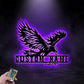 Custom Name Phoenix Name Sign, Metal Wall Signs With RGB Led Light