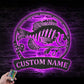 Personalized Bluegill Fish Fishing Metal Wall Signs With RGB Led Light