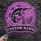 Personalized Catfish Fishing Metal Wall Signs With RGB Led Light
