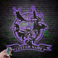 Personalized Deer Duck Fish Hunting Metal Wall Signs With RGB Led Light