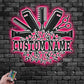 Personalized Hair Salon, Metal Wall Signs With RGB Led Light