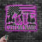 Personalized US Hiking Mountain Metal Wall Signs With RGB Led Light