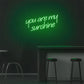 You Are My Sunshine Romantic Quote Neon Wall Art - LEDTOT