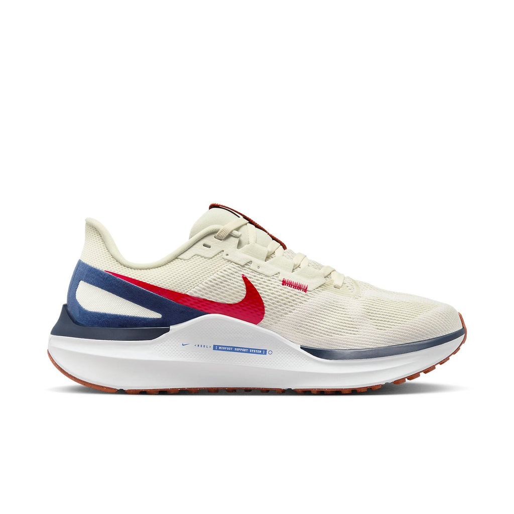 Nike Air Zoom Structure 25 Men’s Road Running Shoes – Sea Glass/University Red – DJ7883-001