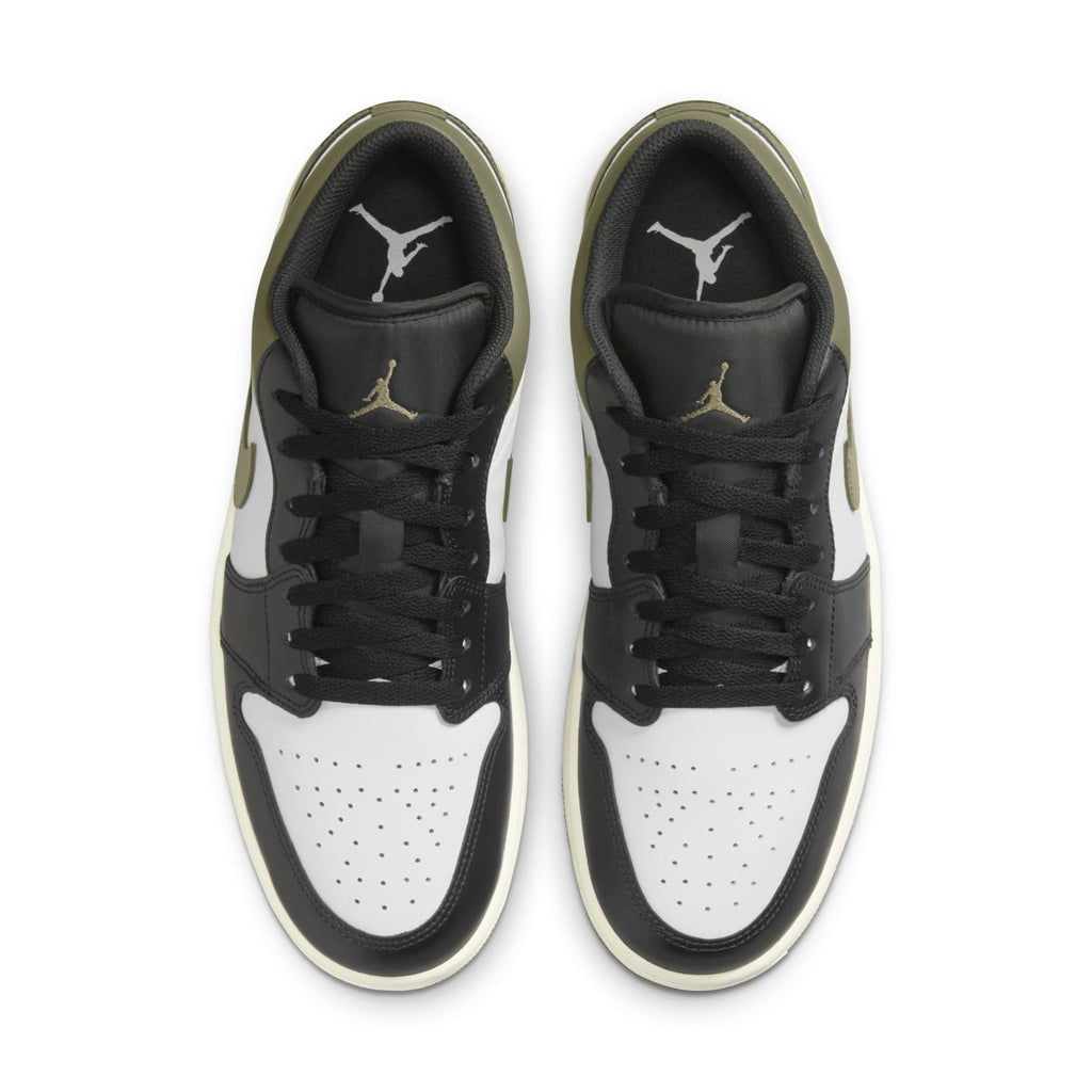 Jordan 1 Low Black Toe Medium Olive – 553558-092