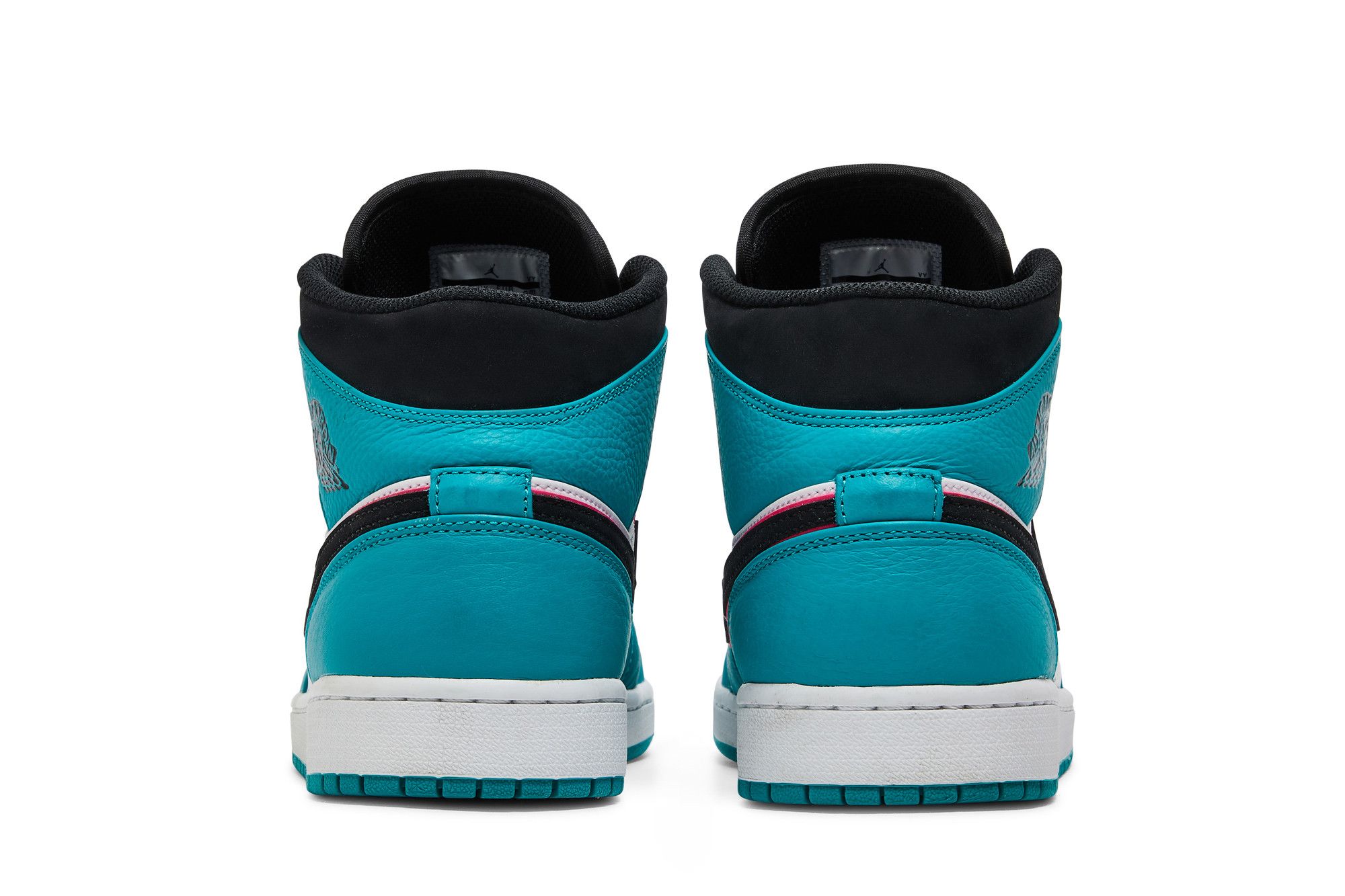 Air Jordan 1 Mid South Beach Turbo Green Black Hyper Pink Orange Peel 852542-306