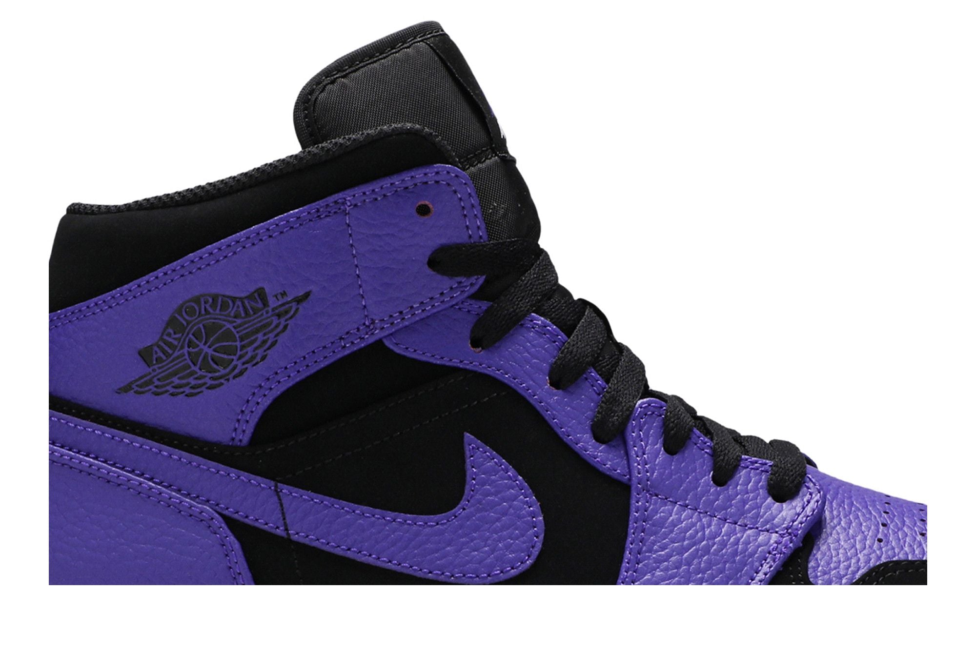 Air Jordan 1 Mid Black Dark Concord (554724-051)