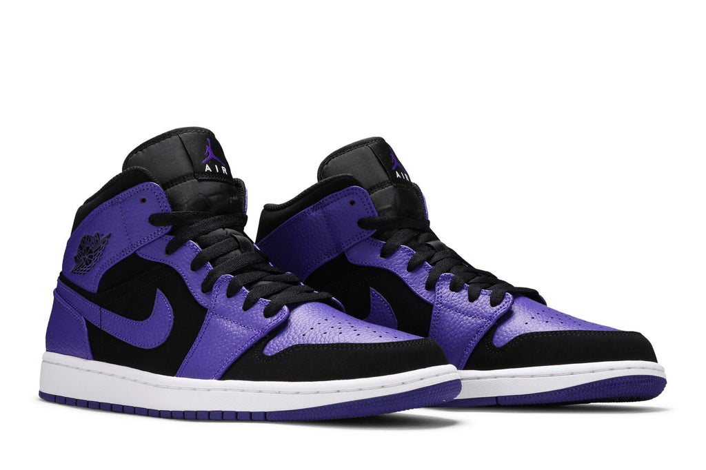 Air Jordan 1 Mid Black Dark Concord (554724-051)