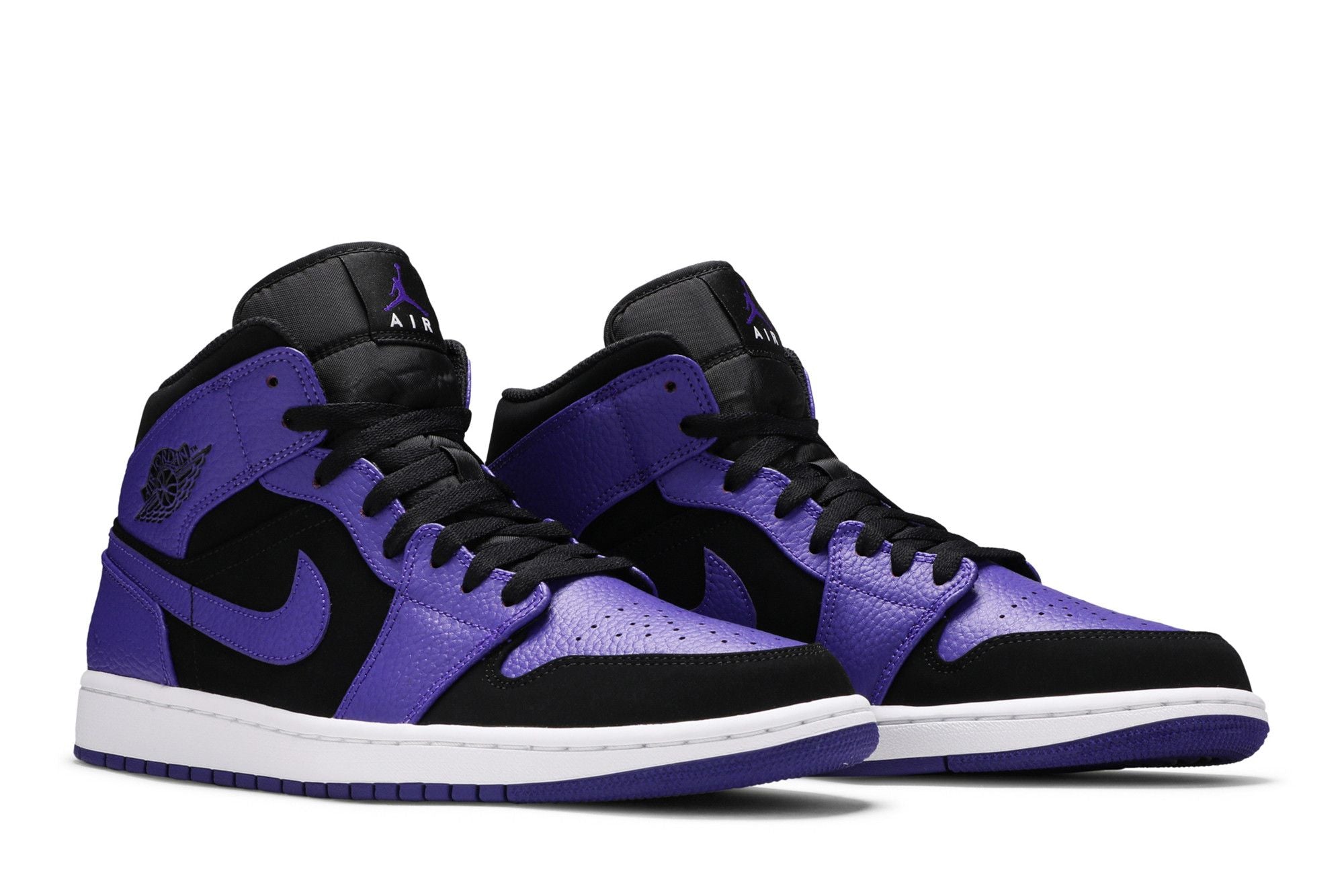 Air Jordan 1 Mid Black Dark Concord (554724-051)