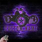 Custom Name Dirt Bike Name Sign Home Three Wheel Motorcycle Decor. Metal Wall Signs With RGB Led Light