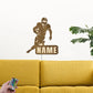 Custom Name Football Player Name Sign For Wall, PMetal Wall Signs With RGB Led Light