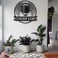 Custom Name Football With Wing, Metal Wall Signs With RGB Led Light