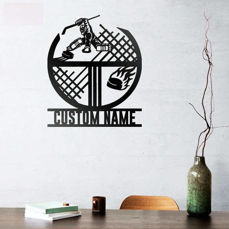 Custom Name Hobbies Name Sign Decoration For Room, Metal Wall Signs With RGB Led Light