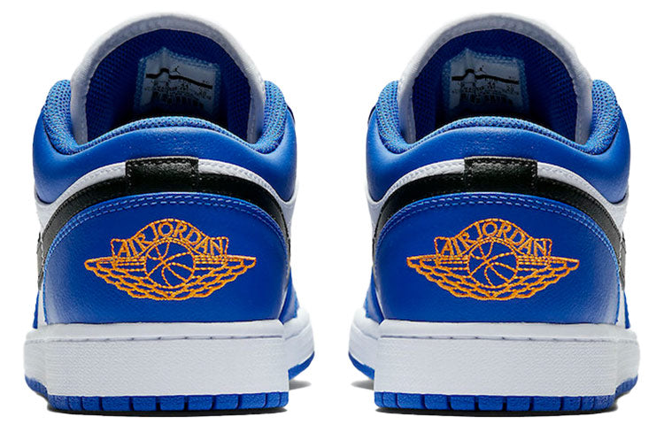 Jordan 1 Low Hyper Royal Orange Peel Sneakers – 553558-401