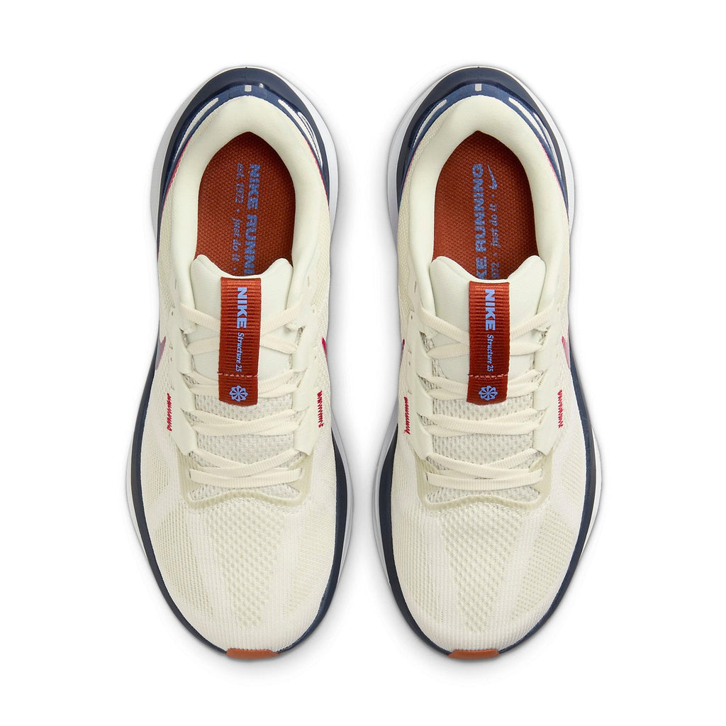 Nike Air Zoom Structure 25 Men’s Road Running Shoes – Sea Glass/University Red – DJ7883-001