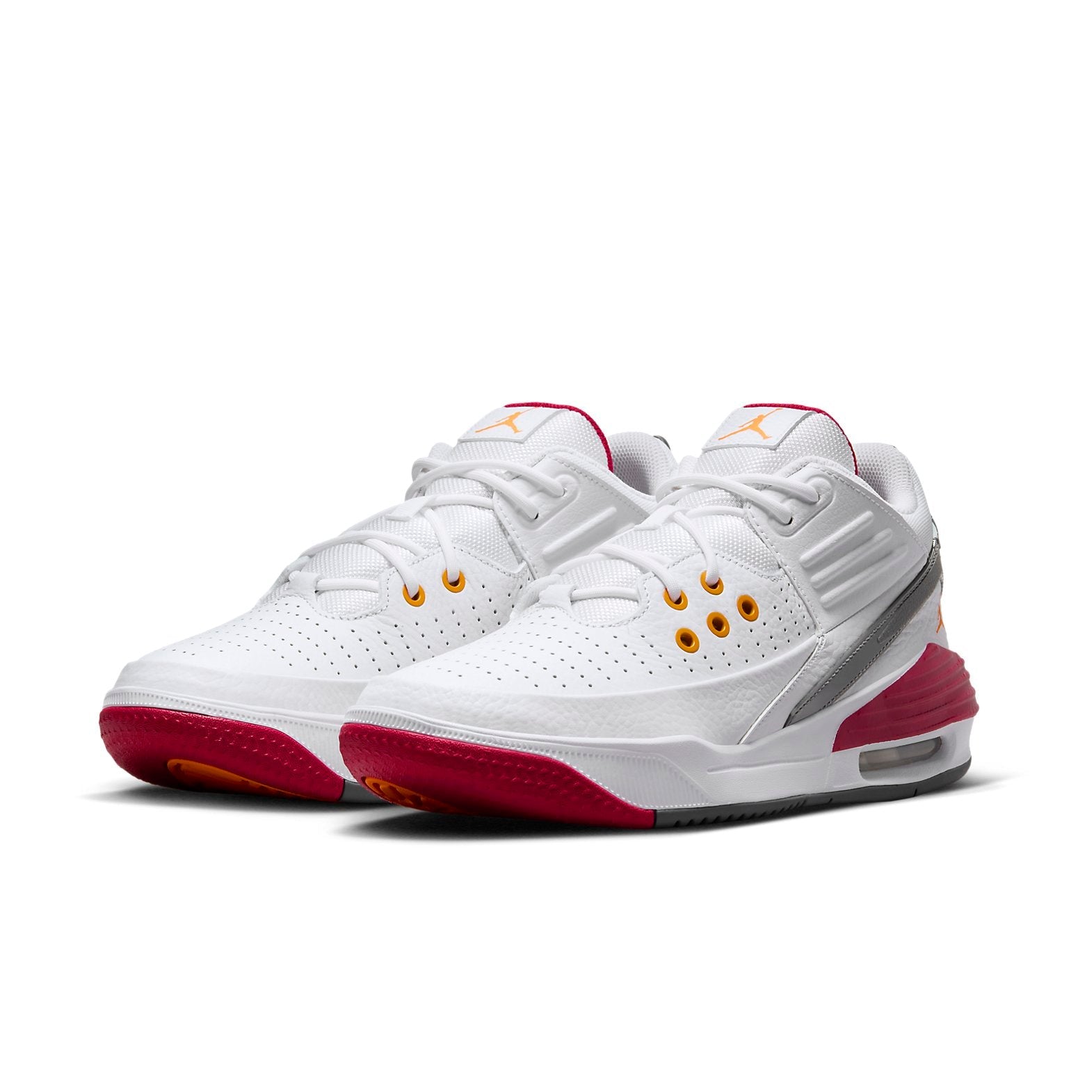 Jordan Max Aura 5 White Cardinal Red DZ4353-160 Sneakers
