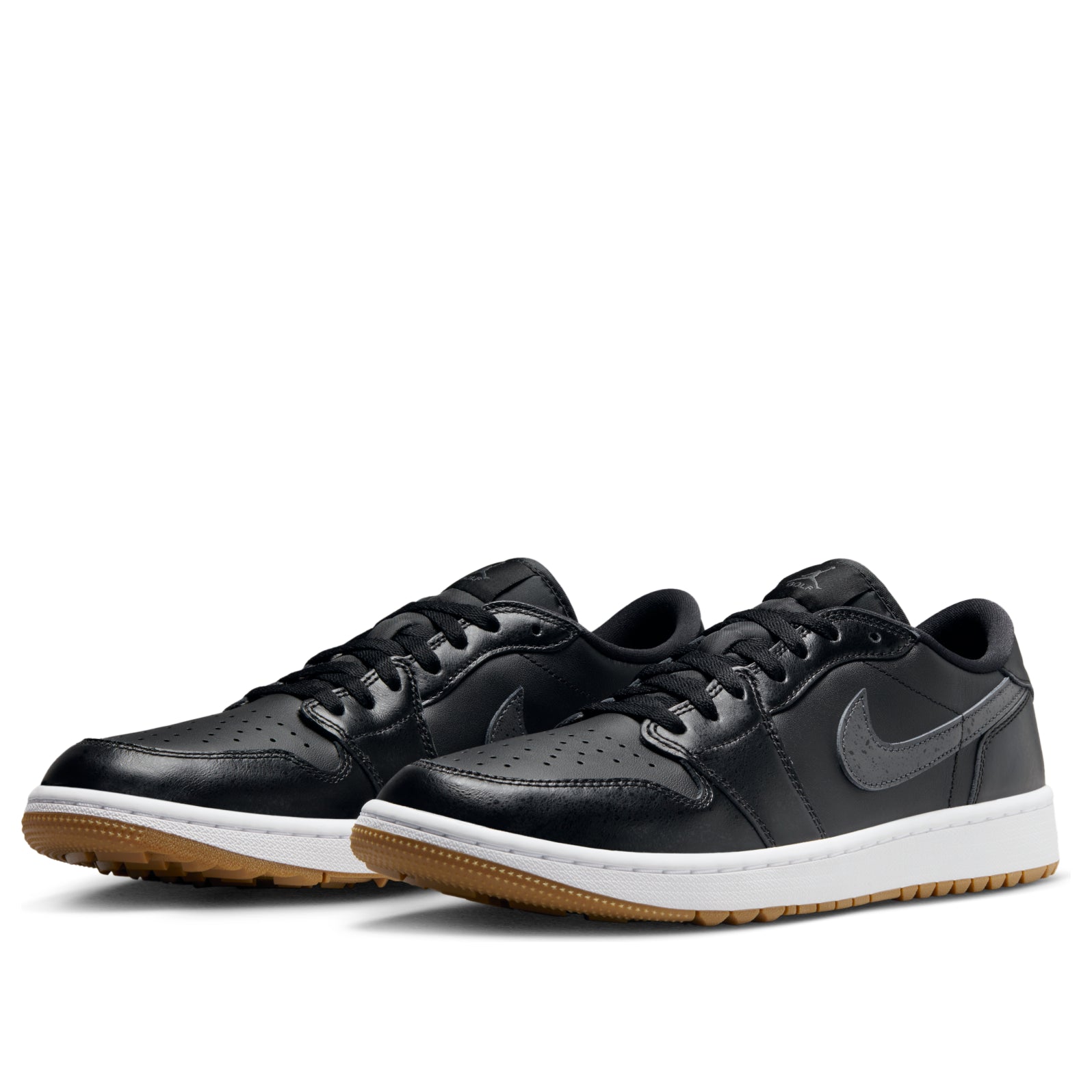 Jordan 1 Retro Low Golf Shoes Black Gum DD9315-005
