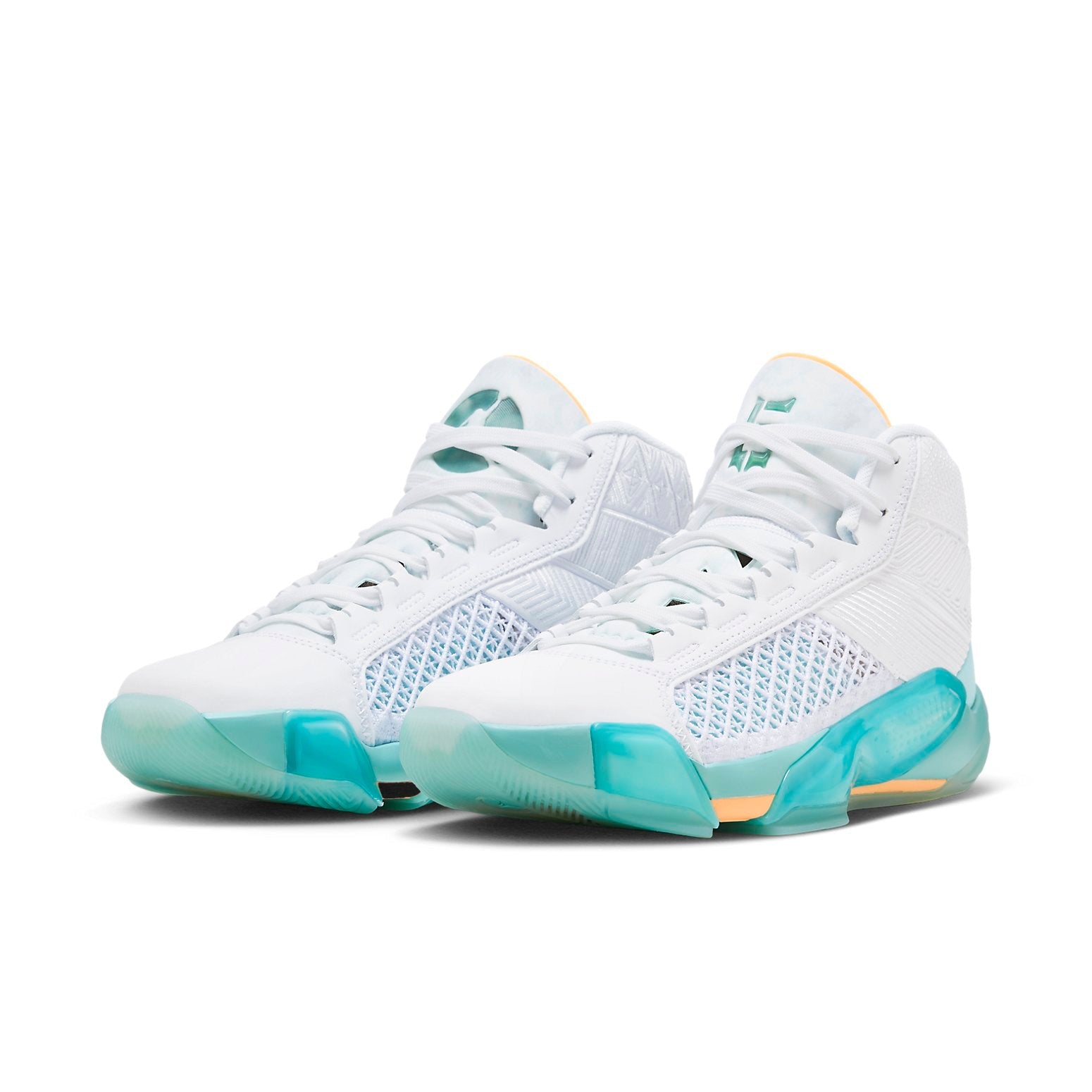 Jordan Guo Ailun 38 Sneakers – White/Clear Jade/Jade Ice/Sundial – FD0585-100