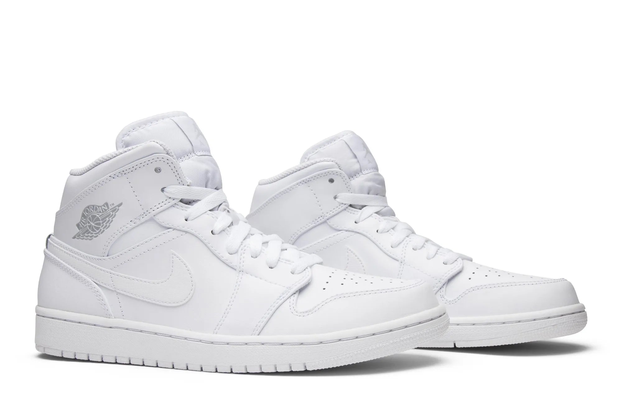 Air Jordan 1 Retro Mid 'White Pure Platinum' 554724-104