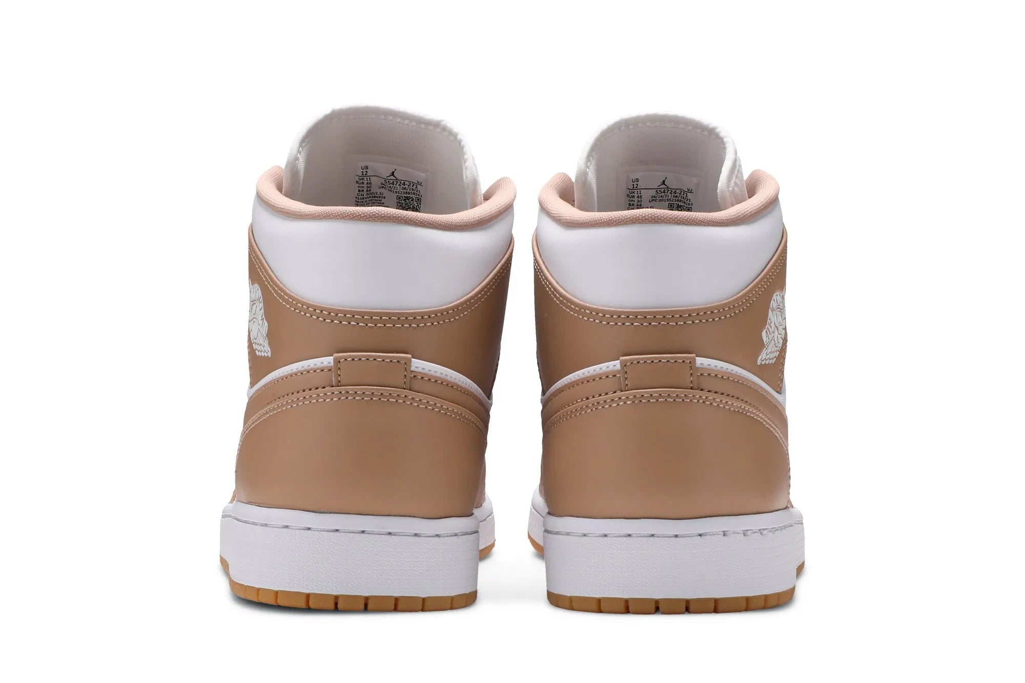 Air Jordan 1 Mid 'Tan Gum' 554724-271