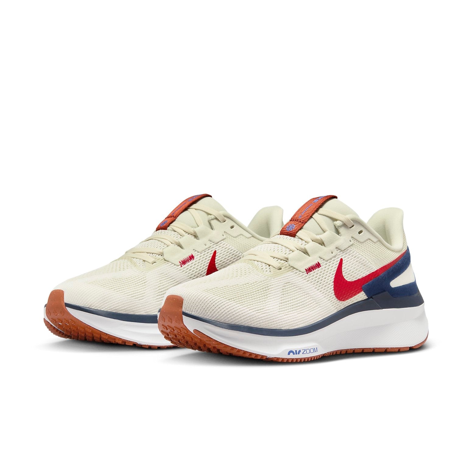Nike Air Zoom Structure 25 Men’s Road Running Shoes – Sea Glass/University Red – DJ7883-001