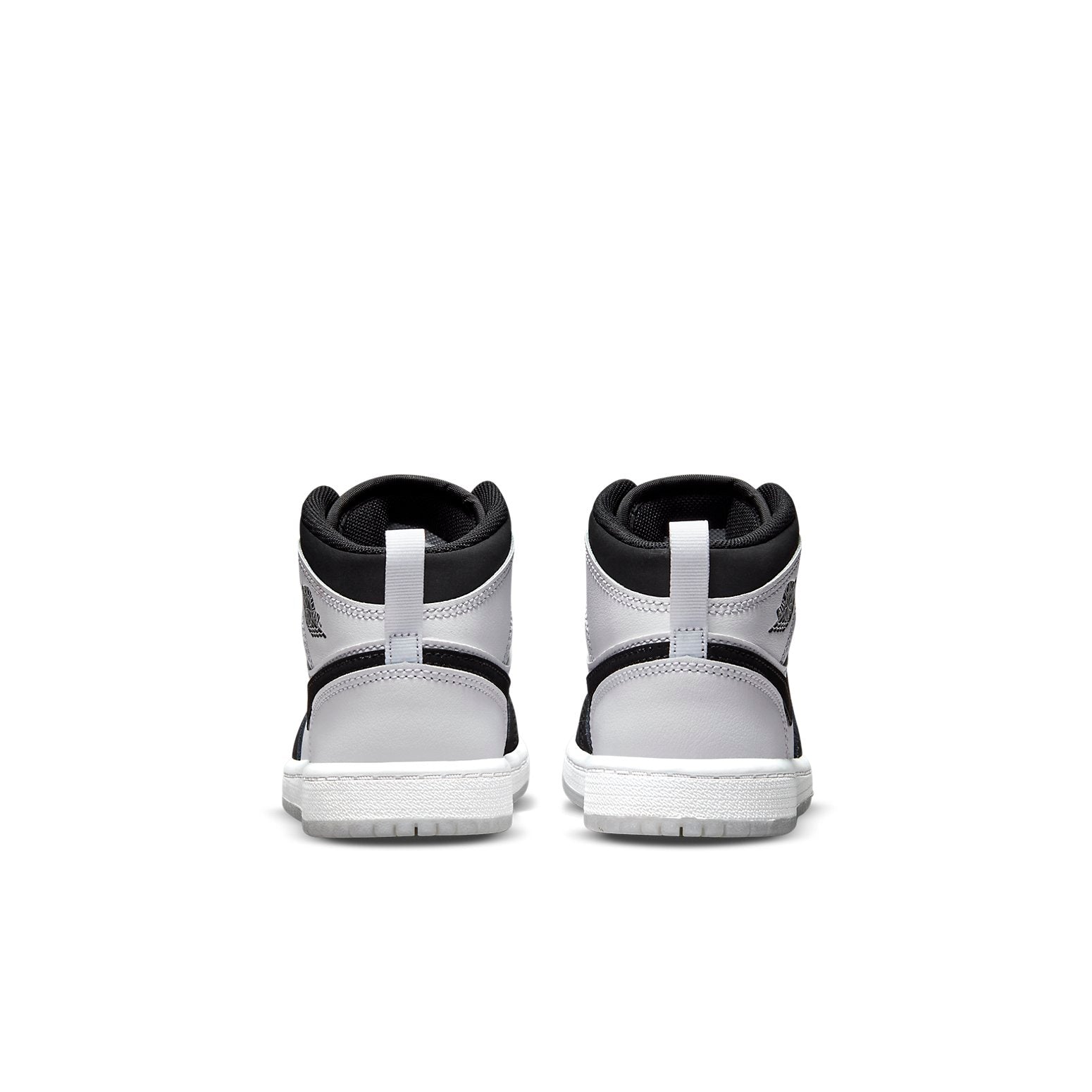 Jordan 1 Mid SE Diamond (PS) Preschool Sneakers - White/Multicolor/Black - DN4323-100