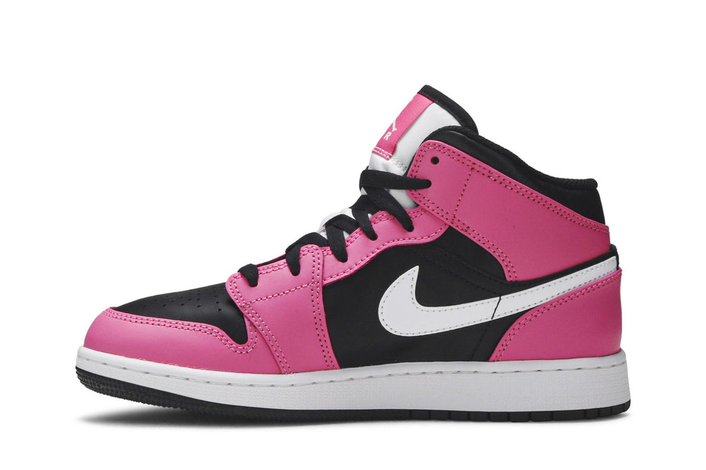Jordan 1 Mid Pinksicle (GS) 555112-002 Black/White-Pinksicle