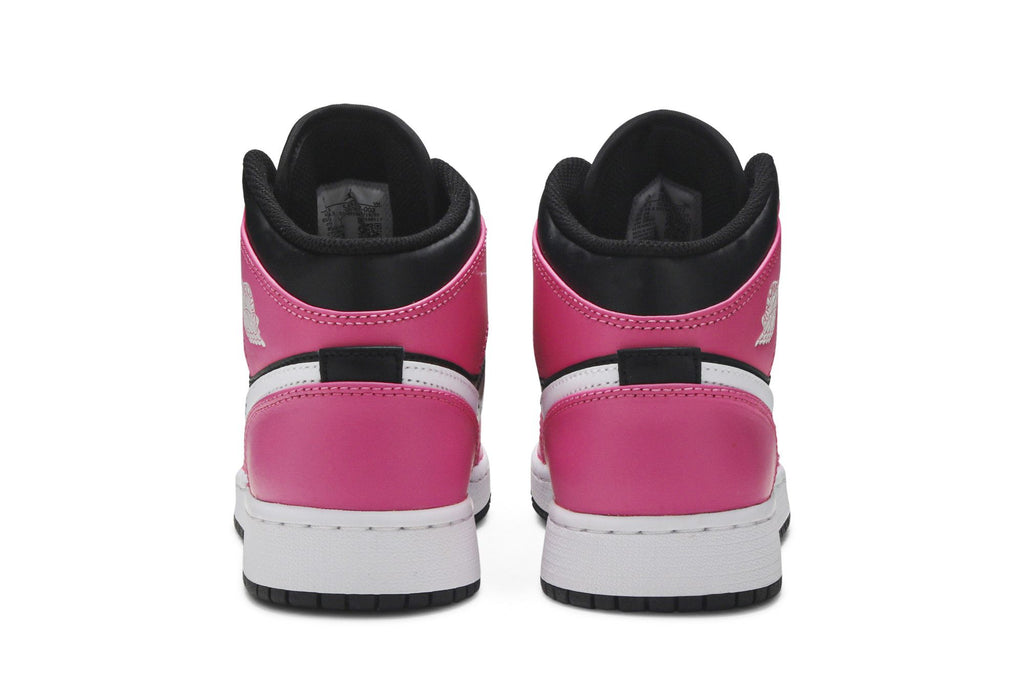 Jordan 1 Mid Pinksicle (GS) 555112-002 Black/White-Pinksicle