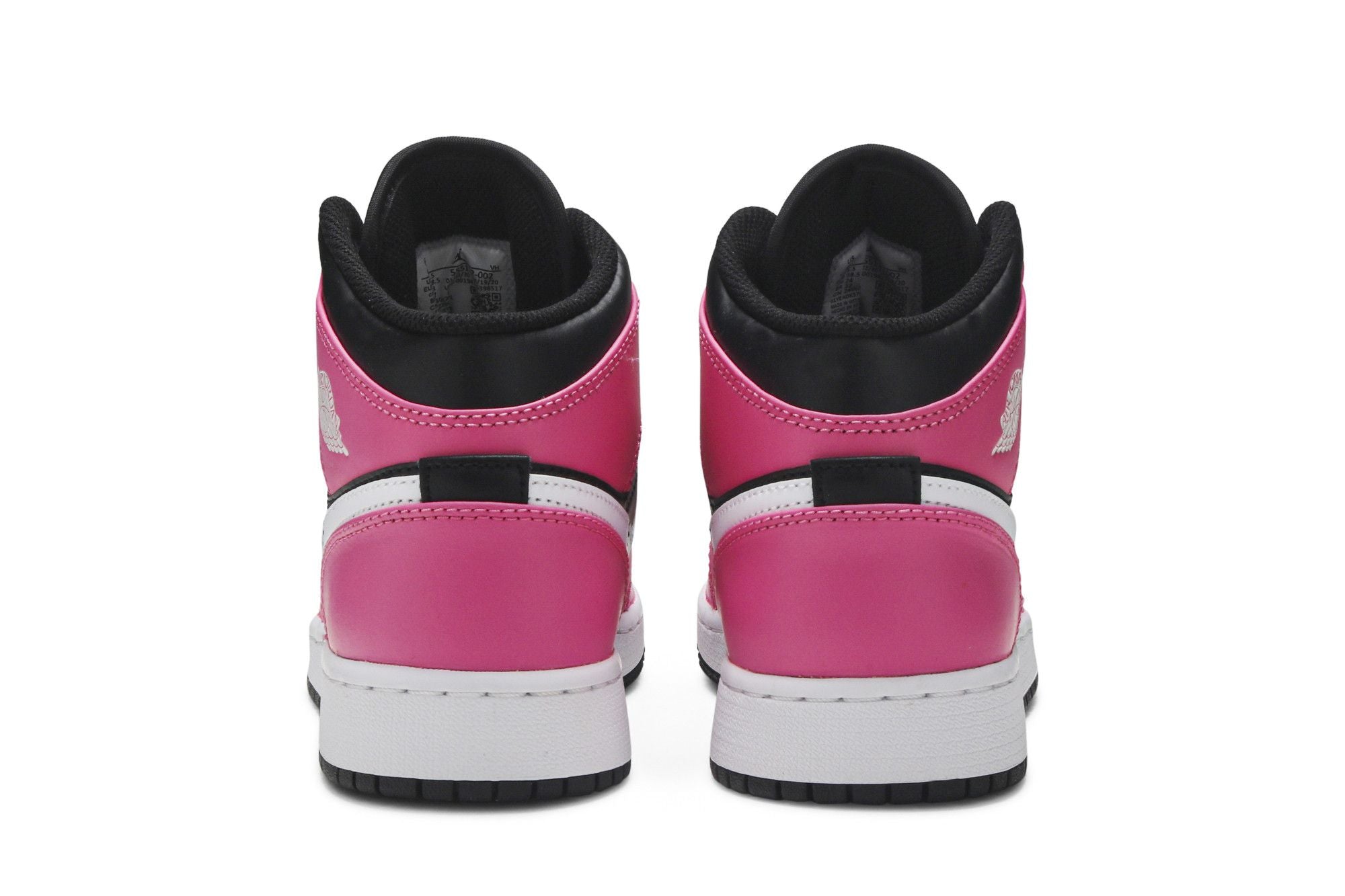 Jordan 1 Mid Pinksicle (GS) 555112-002 Black/White-Pinksicle