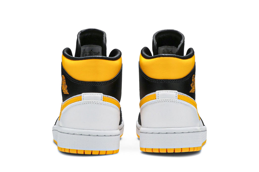 Women's Air Jordan 1 Mid Laser Orange Black Sneakers - CV5276-107