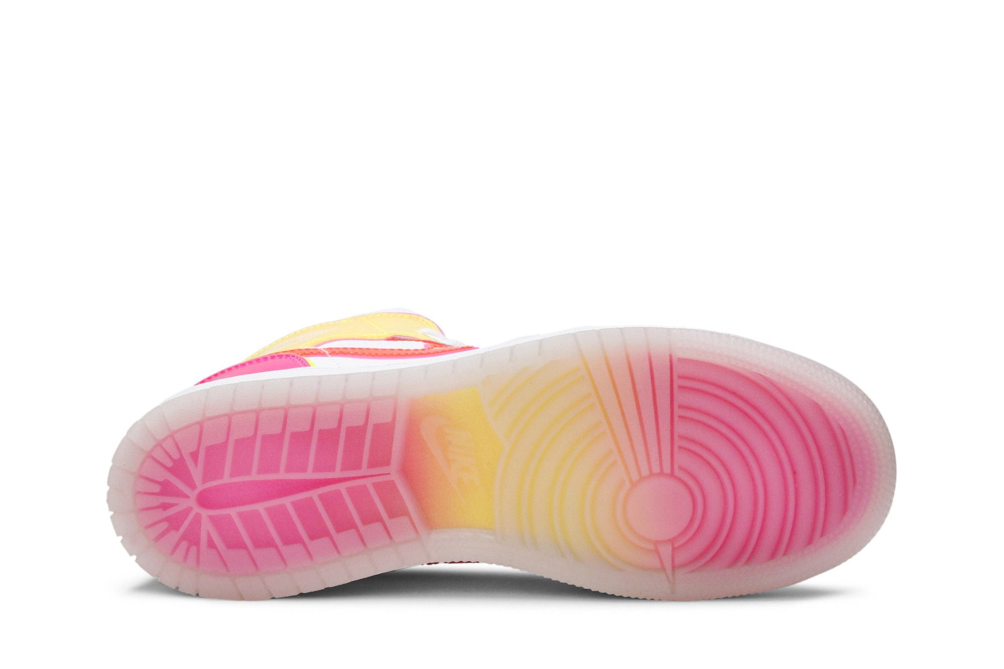 Air Jordan 1 Mid Edge Glow (GS) White/Hyper Crimson/Pink Blast CV4611-100