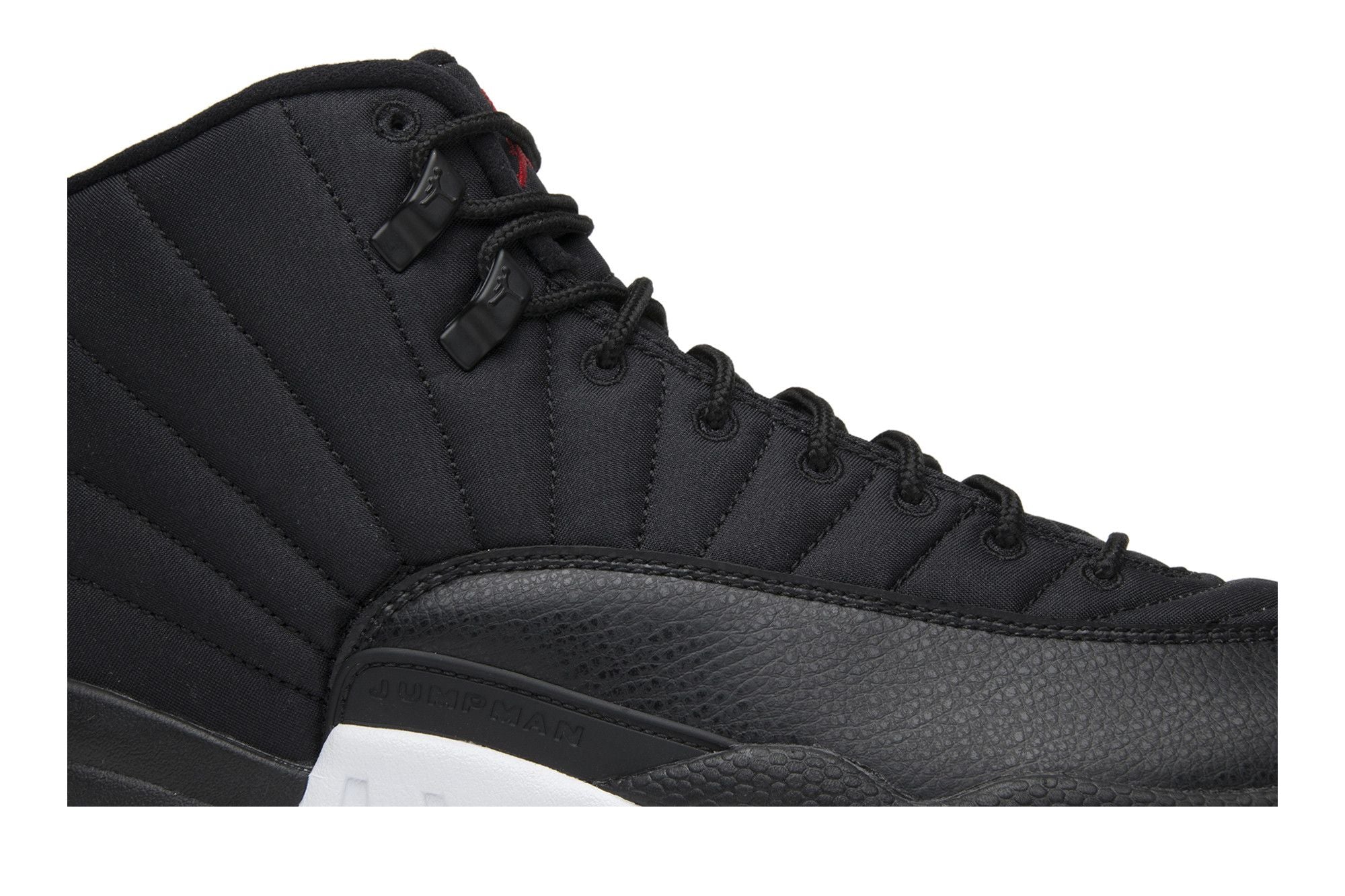 Air Jordan 12 Retro Nylon (130690-004) - Black/Gym Red/White