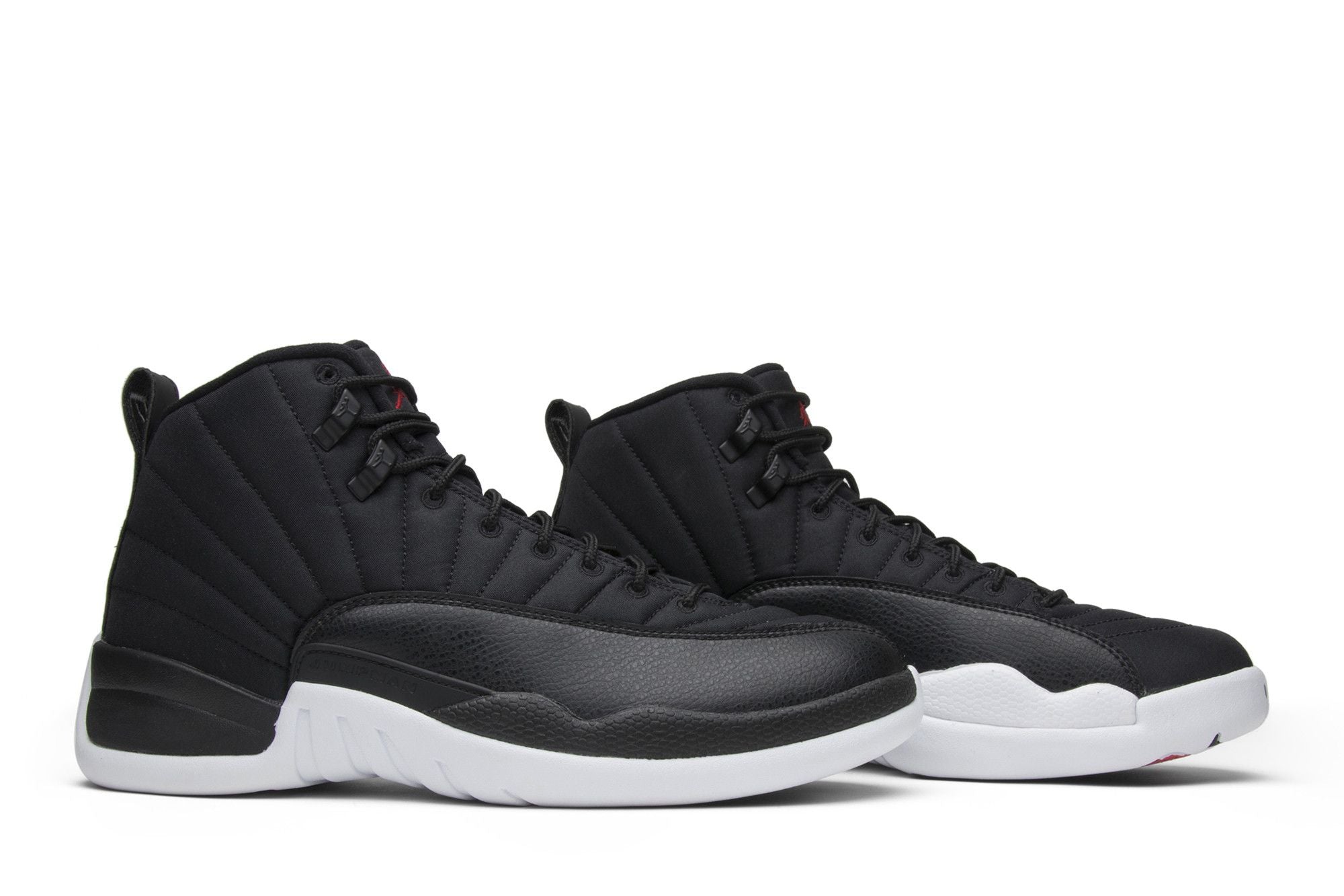 Air Jordan 12 Retro Nylon (130690-004) - Black/Gym Red/White