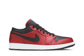 Air Jordan 1 Low Reverse Bred Pebbled Swoosh (553558-605)