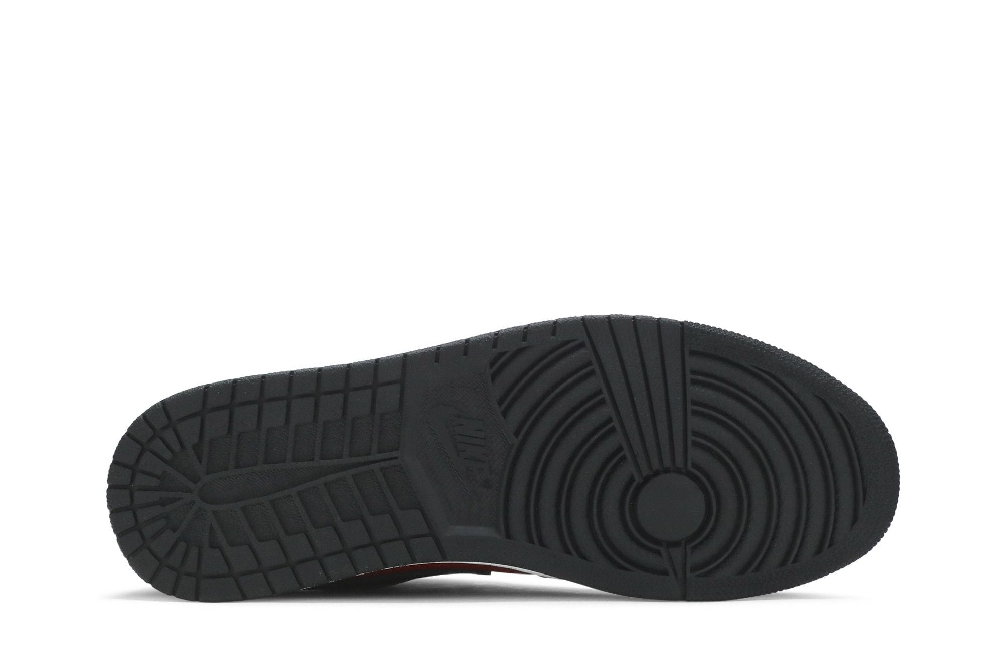 Air Jordan 1 Low Reverse Bred Pebbled Swoosh (553558-605)
